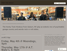 Tablet Screenshot of honkytonkhindooz.com